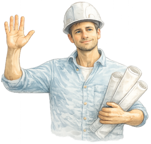 Read more about the article Wizja lokalna architekta wnętrz na budowie